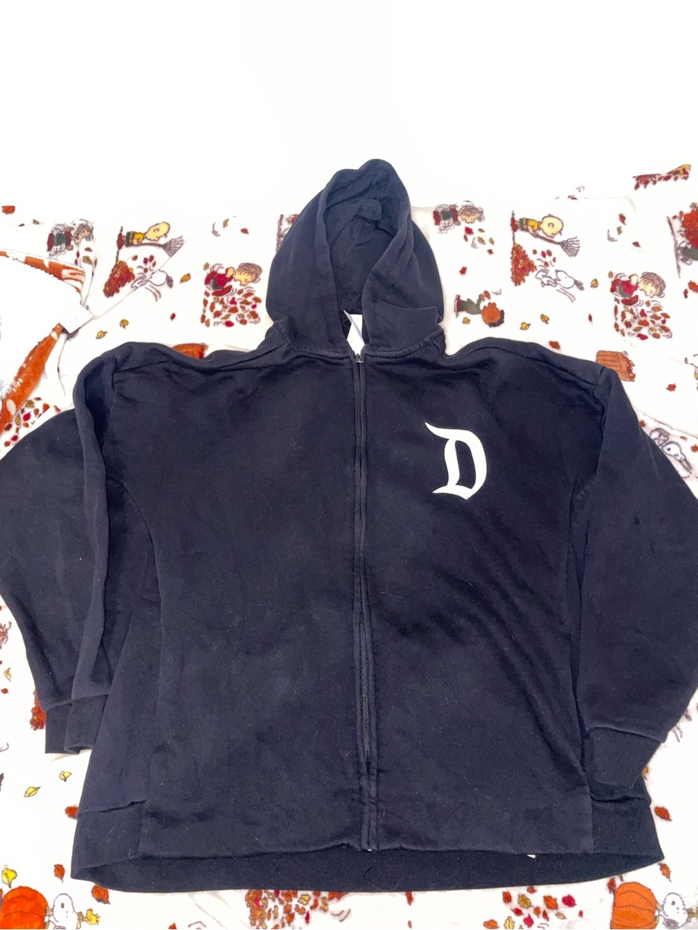 Black Disneyland Zip-Up Sz L